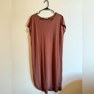 Double Zero Rust Sheath Midi Dress🧡